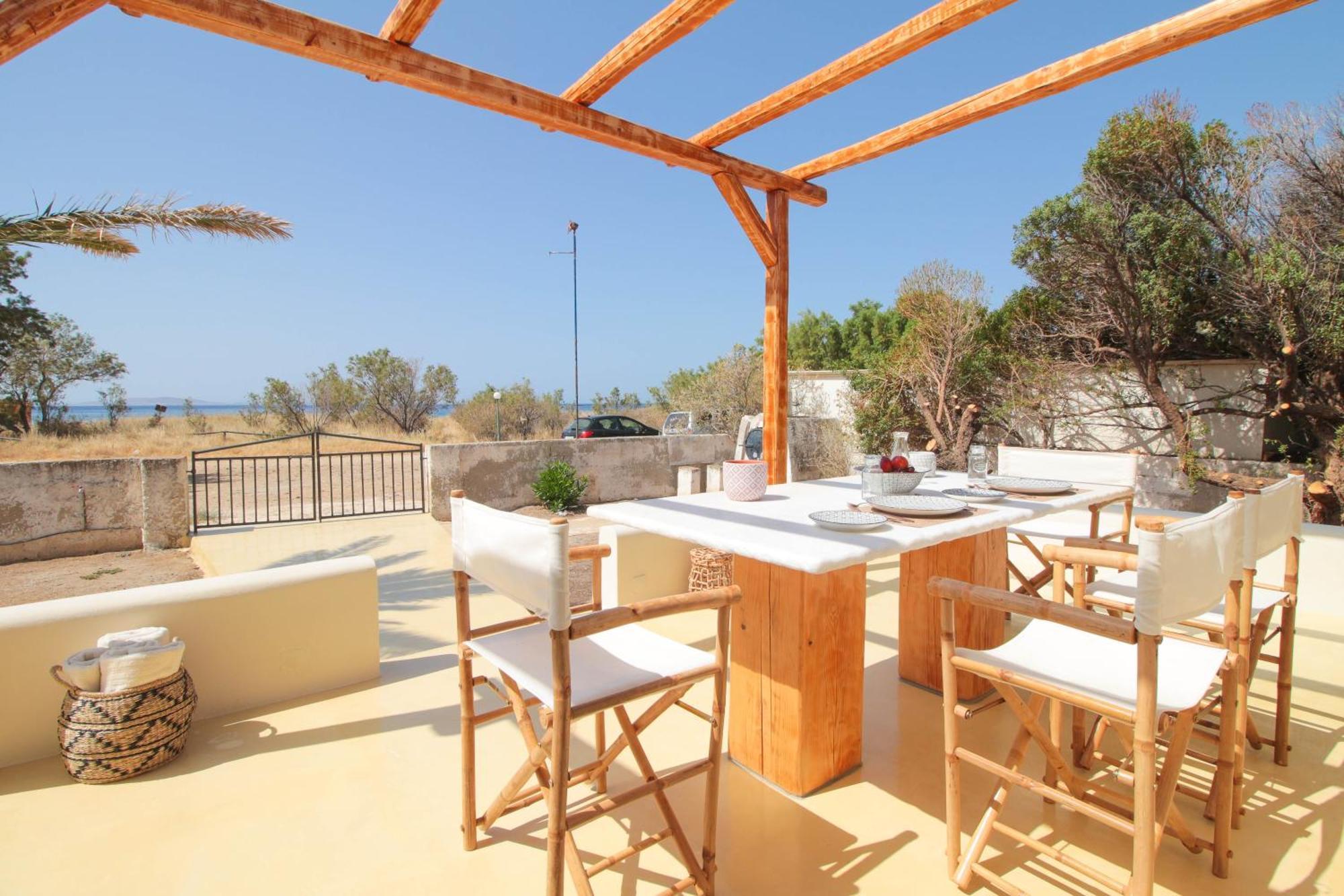 4Twaves Beach House - Beachfront In Agios Ioannis Agios Ioannis  Buitenkant foto